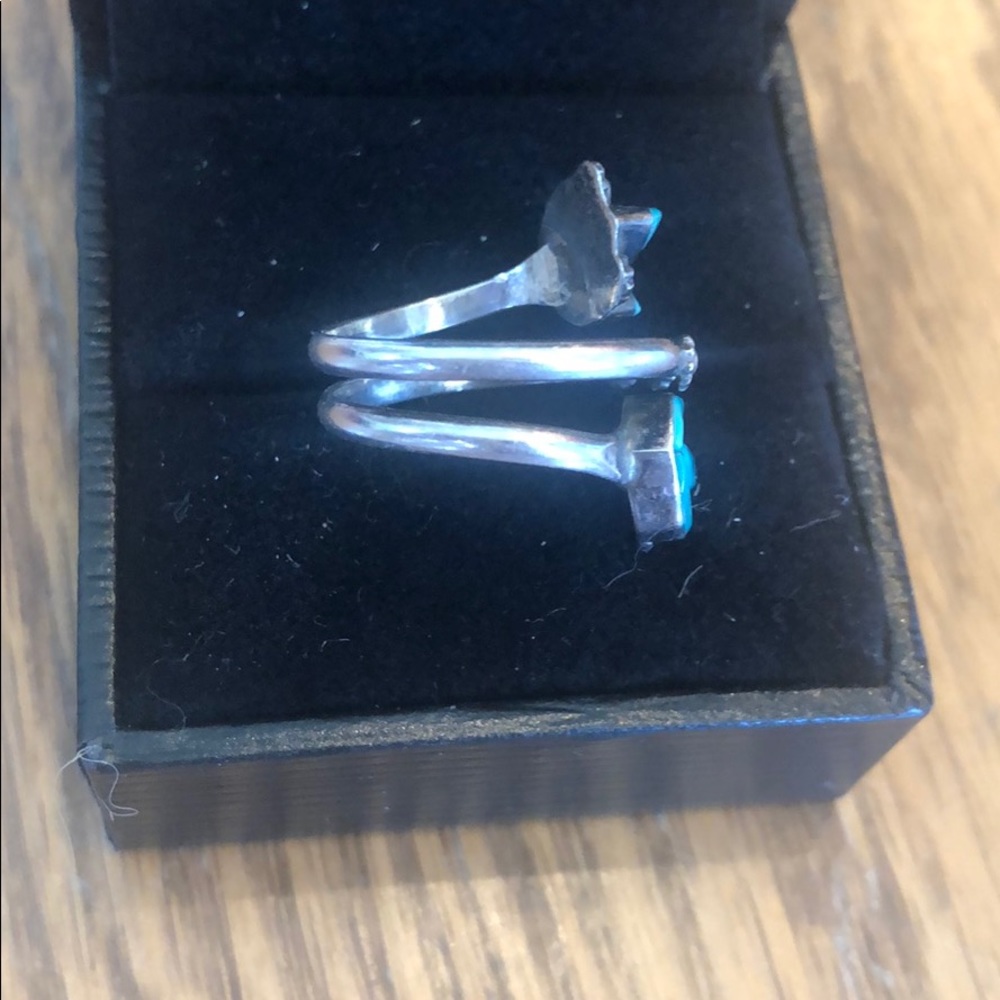 Authentic Turquoise Wrap Ring - image 4